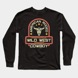 Vintage Retro Rodeo T shirt Gift Long Sleeve T-Shirt